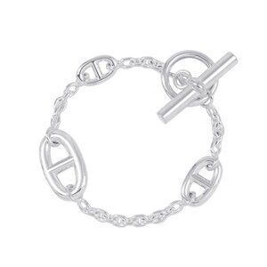 HERMES Chaine d'Ancre Farandole Bracelet Size ST SV925